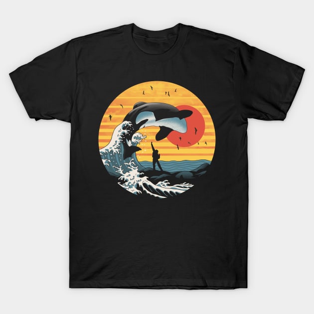 The Great Killer Whale T-Shirt by Vincent Trinidad Art